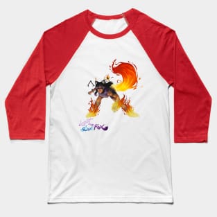 Riki Cadwell Fire Baseball T-Shirt